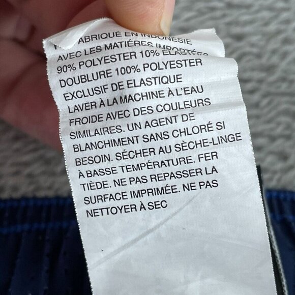 Nike Mens Blue Athletic Shorts Size L Polyester Lightweight 5673 - Picture 4 of 10